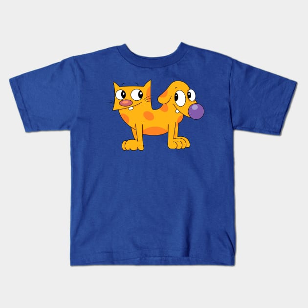 CatDog babies Kids T-Shirt by artxlife